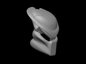 Predator Mask 1987 Jungle Hunter File STL OBJ for 3D Printing 3D Print Model