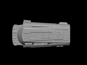 Predator Gauntlet Forearm Left scale 11 File STL-OBJ for 3D printer 3D Print Model