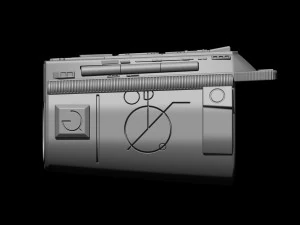 Predator Gauntlet Forearm Left scale 11 File STL-OBJ for 3D printer 3D Print Model