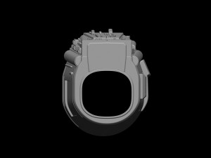 Predator Gauntlet Forearm Left scale 11 File STL-OBJ for 3D printer 3D-Druckmodell