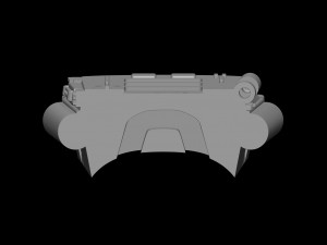 Predator Gauntlet Forearm Left scale 11 File STL-OBJ for 3D printer 3D-Druckmodell