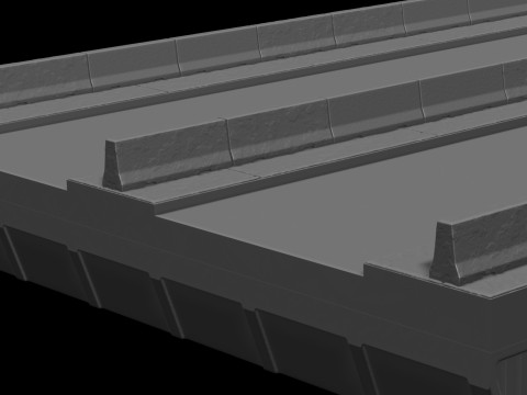 Model bridge H0 scale trains Baltimore bridge reproduction Francis Scott Key Bridge File STL-O 3D Print Model
