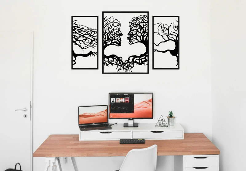 Painting minimalist art deco abstract figure File STL - OBJ for 3D Printing 3D Model .c4d .max .obj .3ds .fbx .stl .blend 