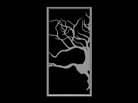 Painting minimalist art deco abstract figure File STL - OBJ for 3D Printing 3D मॉडल