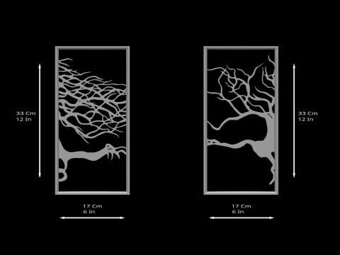 Painting minimalist art deco abstract figure File STL - OBJ for 3D Printing 3D मॉडल