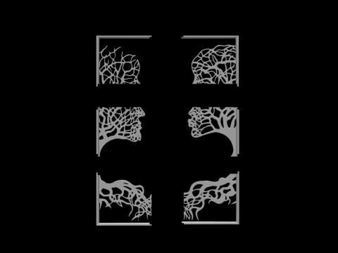 Painting minimalist art deco abstract figure File STL - OBJ for 3D Printing 3D Model