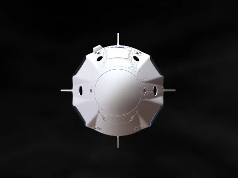 SpaceX Crew Dragon Model Printing File STL - OBJ for 3D Printing 3D Print Model