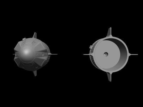 SpaceX Crew Dragon Model Printing File STL - OBJ for 3D Printing 3D Baskı Modeli
