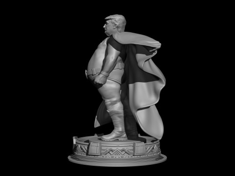 Super Trump Model Printing Miniature Assembly File STL OBJ for 3D Printing 3D-Druckmodell