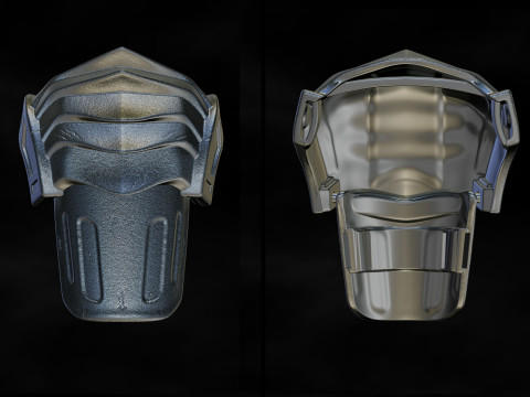 Predator Shoulder Armor Scale 11 File STL-OBJ for 3D Printing Modèles 3D en vedette