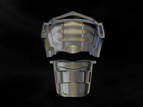 Predator Shoulder Armor Scale 11 File STL-OBJ for 3D Printing 3D Print Model