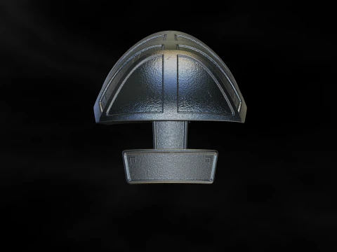 Predator Shoulder Armor Scale 11 File STL-OBJ for 3D Printing 3D Print Model