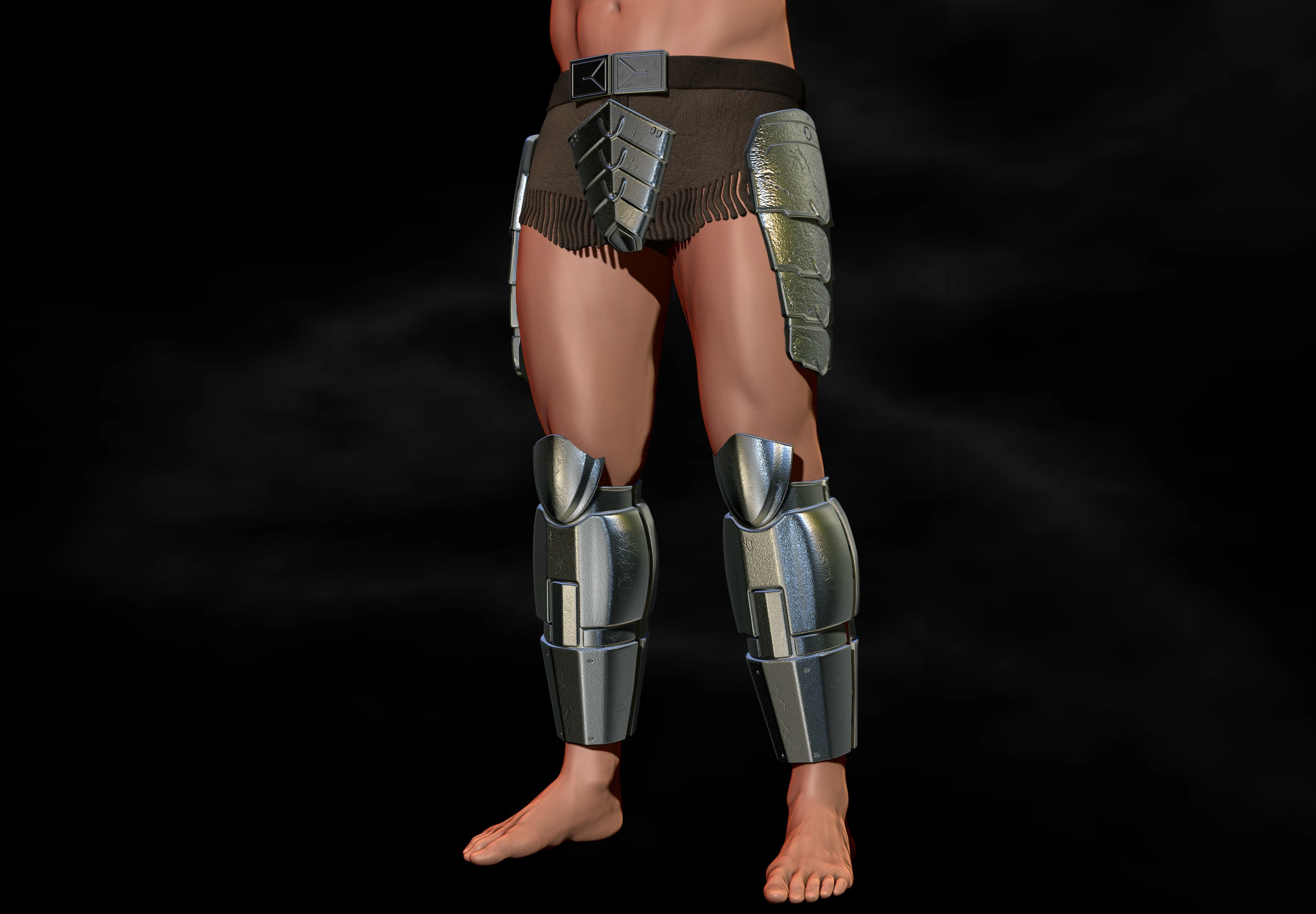 Predator Armor Legs Scale 11 File STL-OBJ for 3D Printing 3D Print Model .c4d .max .obj .3ds .fbx .stl .blend