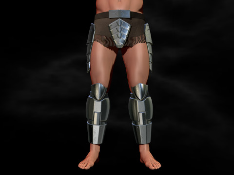 Predator Armor Legs Scale 11 File STL-OBJ for 3D Printing Modello di stampa 3D