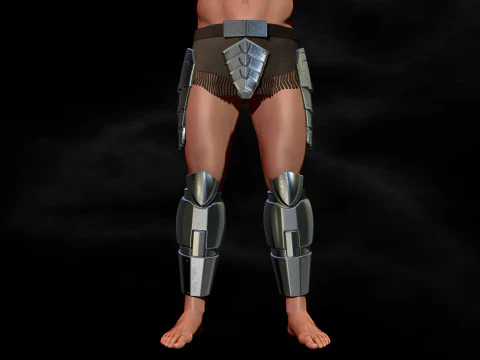 Predator Armor Legs Scale 11 File STL-OBJ for 3D Printing 3D Print Model