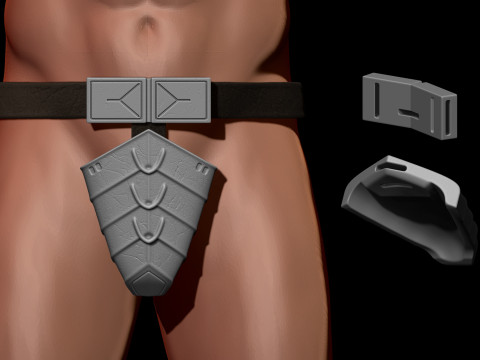 Predator Armor Legs Scale 11 File STL-OBJ for 3D Printing Modello di stampa 3D