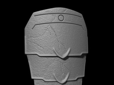 Predator Armor Legs Scale 11 File STL-OBJ for 3D Printing 3D Print Model