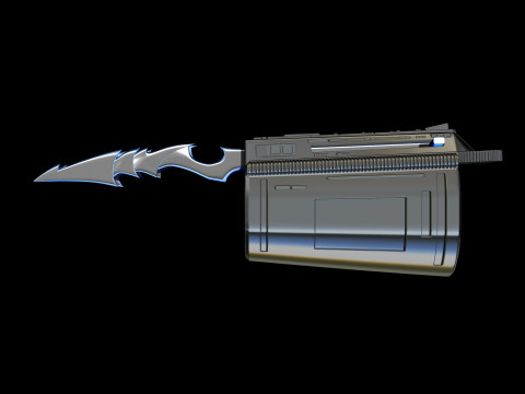Predator Gauntlet Forearm Right removable blades scale 11 File STL-OBJ for 3D printer 3D Print Model