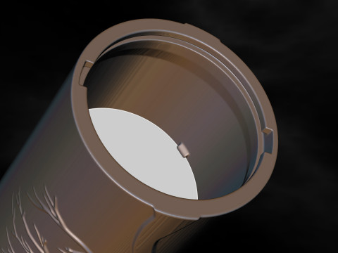 비밀 칸이 있는 꽃병 3D 프린팅용 파일 STL 3D 프린트 모델