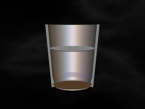 비밀 칸이 있는 꽃병 3D 프린팅용 파일 STL 3D 프린트 모델