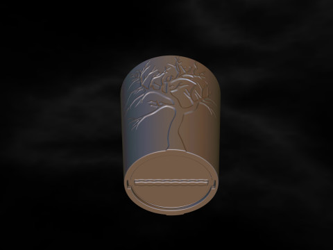 비밀 칸이 있는 꽃병 3D 프린팅용 파일 STL 3D 프린트 모델