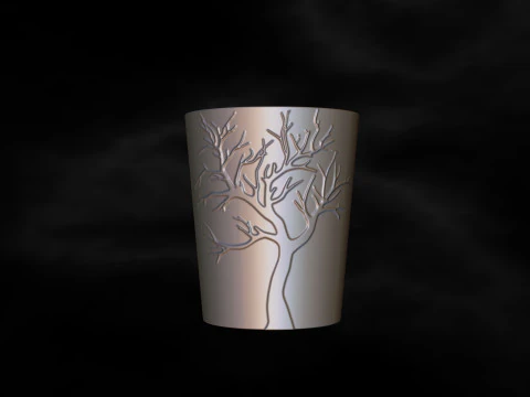Flower Vase with secret compartment File STL for 3D Printing 3D Print Model