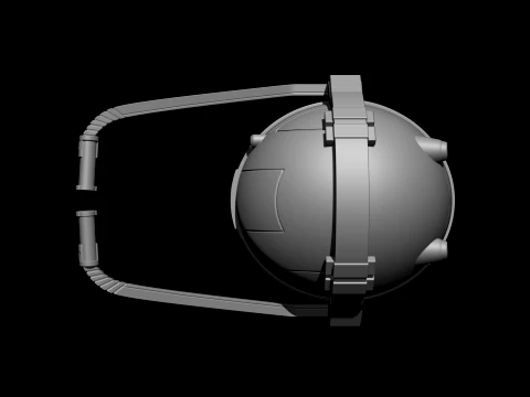 Capsule ball of Grogu Baby Joda The Mandolorian series STAR WARS File STL OBJ for 3D Printing 3D Print Model