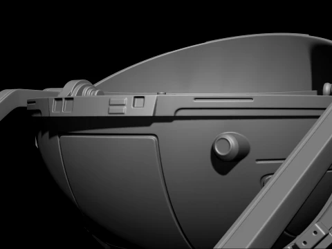 Capsule ball of Grogu Baby Joda The Mandolorian series STAR WARS File STL OBJ for 3D Printing 3D Print Model