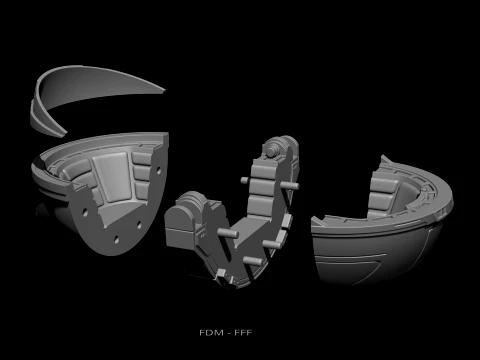 Capsule ball of Grogu Baby Joda The Mandolorian series STAR WARS File STL OBJ for 3D Printing 3D Print Model