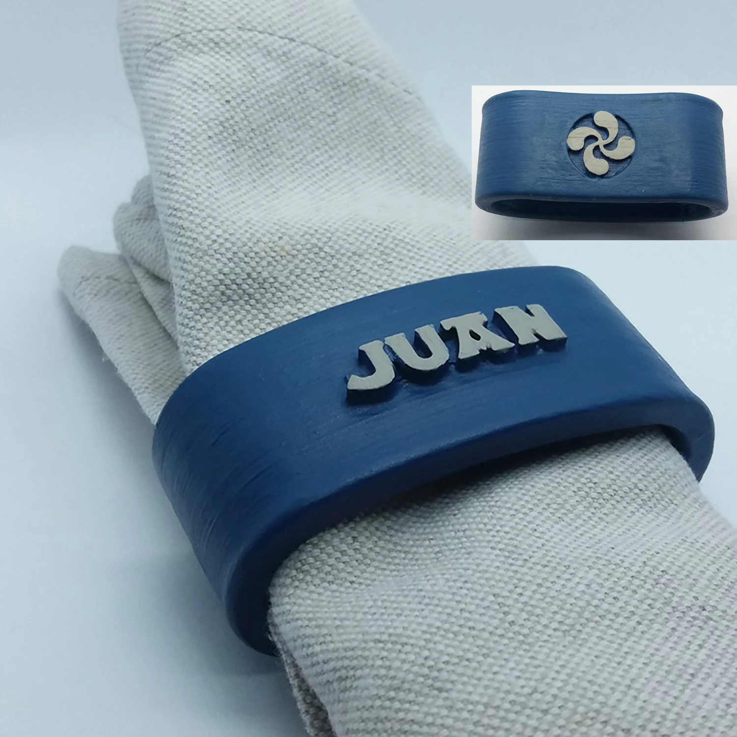juan 3d napkin ring 3D Print Model .c4d .max .obj .3ds .fbx .stl .blend