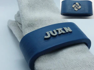 juan 3d napkin ring 3D Print Model