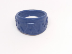 txaro ring with embossed letters and customized 3D प्रिंट मॉडल