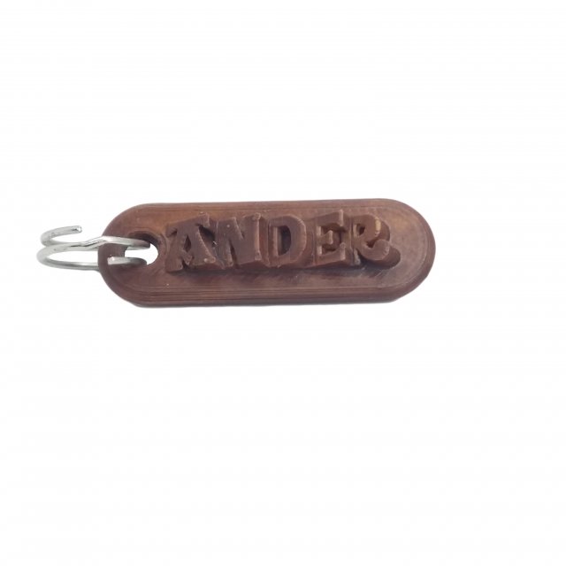 ander 3d keychain 3D Print Model .c4d .max .obj .3ds .fbx .stl .blend 