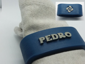 pedro 3d napkin ring 3D Print Model