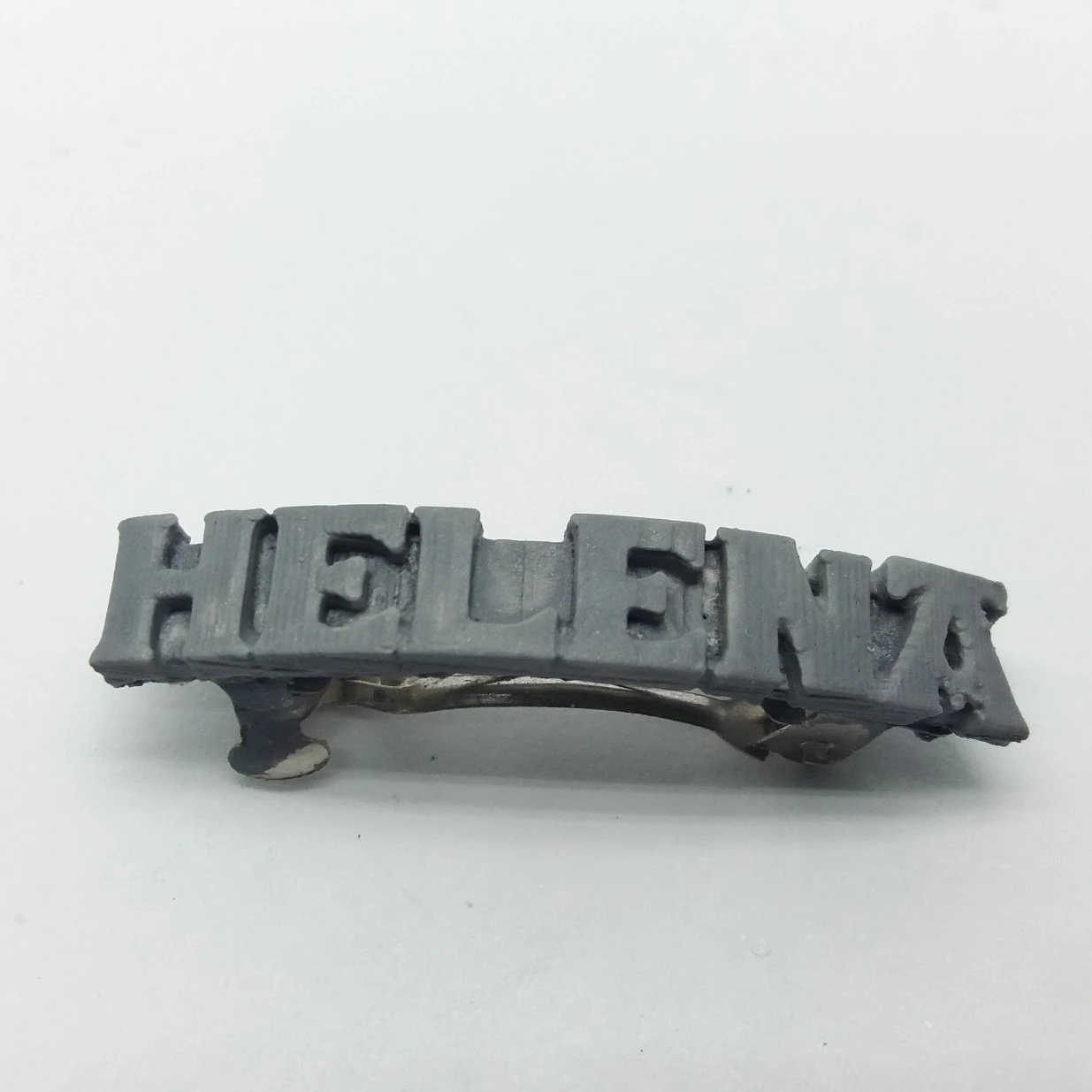helena personalized hair barrete 40-45 3D Print Model .c4d .max .obj .3ds .fbx .stl .blend