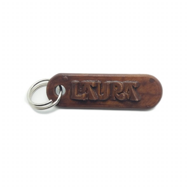 laura 3d keychain 3D-Druckmodell .c4d .max .obj .3ds .fbx .stl .blend 