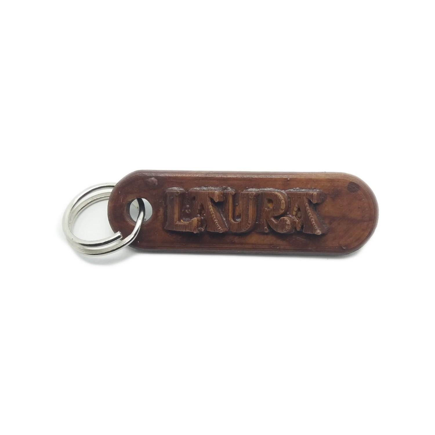 laura 3d keychain 3D Print Model .c4d .max .obj .3ds .fbx .stl .blend