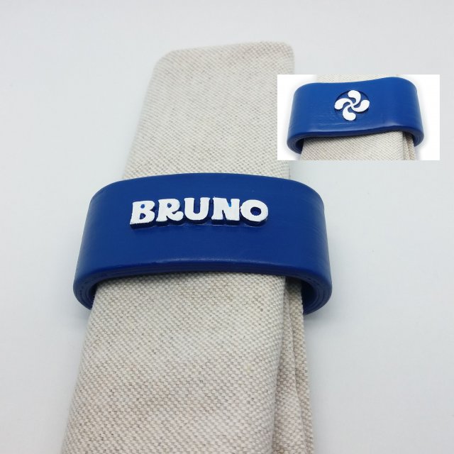 bruno 3d napkin ring 3D Print Model .c4d .max .obj .3ds .fbx .stl .blend 