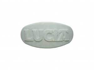 lucia personalized oval hair barrete 70-86 Modelo de impresión 3D