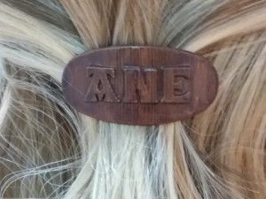 ane personalized oval hair barrete 50-40 3D Print Model