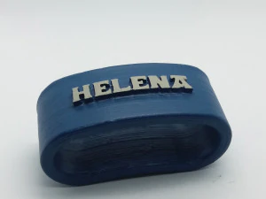 helena 3d napkin ring with lauburu 3D Print Model