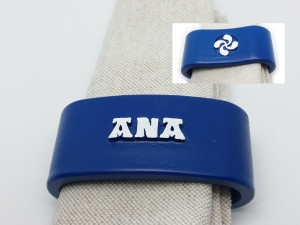 ana 3d napkin ring with lauburu 3D Print Model