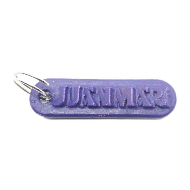juanmari 3d keychain 3D Print Model .c4d .max .obj .3ds .fbx .stl .blend 