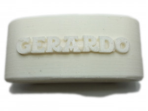 gerardo 3d napkin ring with daisy Modello di stampa 3D