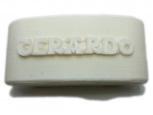gerardo 3d napkin ring with daisy 3D Print Model