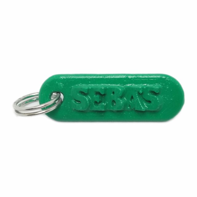 sebas 3d keychain 3D-printmodel .c4d .max .obj .3ds .fbx .stl .blend 
