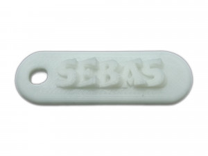 sebas 3d keychain 3D-printmodel