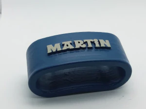 martin 3d napkin ring with lauburu 3D Print Model