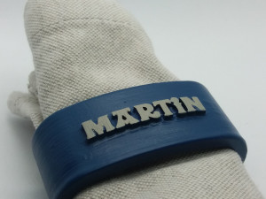 martin 3d napkin ring with lauburu 3D 프린트 모델