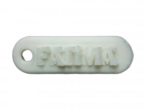 fatima 3d keychain Model Cetak 3D